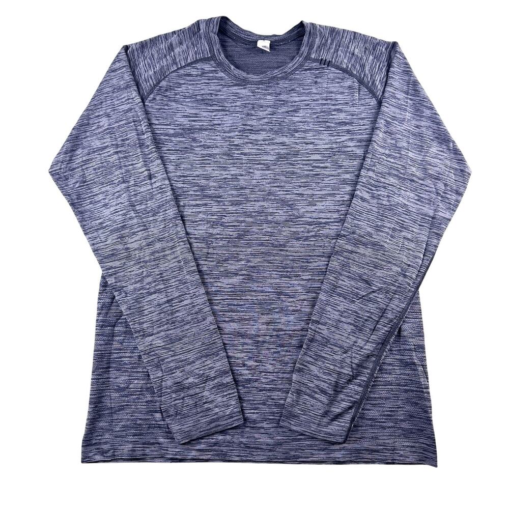 LULULEMON Heather Gray Long Sleeve Pullover In Mind Shirt Mens Medium